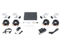 HiLook Kit de Vigilancia HiLook HL28LQKITS-M de 4 Cámaras CCTV Bullet con Grabadora de 8 Canales