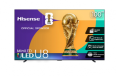 Hisense Smart TV Mini LED ULED 55U8QG 55", 4K Ultra HD, Negro