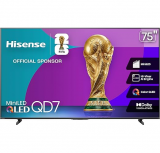 Hisense Smart TV QLED QD7QFM 75", 4K Ultra HD, Negro