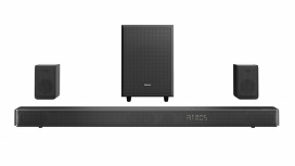 Hisense Barra de Sonido con Subwoofer AX5120G, Bluetooth, Alámbrico/Inalámbrico, 5.1 Canales, 420W RMS