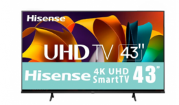 Hisense Smart TV LED 43A60SR 43", 4K Ultra HD, Negro