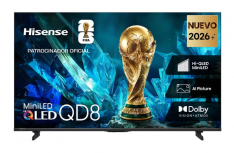 Hisense Smart TV QLED 75QD8SV 75", 4K Ultra HD, Negro