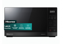 Hisense Horno de Microondas HMMS3411DSV, 1.4 Pies Cúbicos, 1100W, 40 Litros, Negro