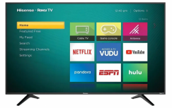 Hisense Smart TV LED 43R6E 43", 4K Ultra HD, Negro