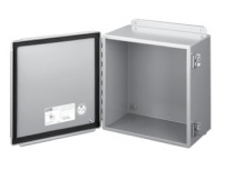 Hoffman Gabinete de Acero para Exteriores, 15.2 x 7.6cm, Gris