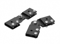 Hoffman Ángulo de Elevación para Rack 19", Negro, 2 Piezas