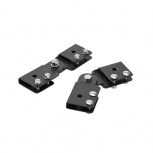 Hoffman Ángulo de Elevación para Rack 19", Negro, 2 Piezas