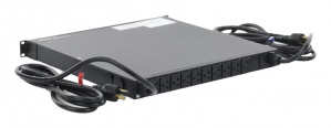 Hoffman PDU Vertical para Rack 1U NPATS11002, 120V, 20A, 10 Contactos