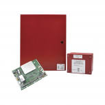 Honeywell Panel Híbrido de Incendio e Intrusión, hasta 128 Zonas, 18V, Rojo