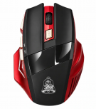 Mouse Hotbell GMHTRGB, Inalámbrico, Óptico, 3.200DPI, Bluetooth, Negro
