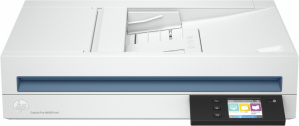 Scanner HP ScanJet Pro N4600 FNW1, 1200 x 1200DPI, Escáner Color, Escaneado Dúplex, USB 3.2, Blanco