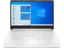 Laptop HP 14-dq0002dx 14" HD, Intel Celeron-N4020 1.10GHz, 4GB, 64GB eMMC, Windows 10 Home S, Blanco