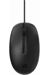 Mouse HP 125, Alámbrico, USB, Negro