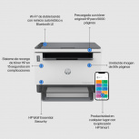 Multifuncional HP LaserJet 1602w, Blanco y Negro, Láser, Inalámbrico, Print/Copy/Scan  - Imagen adicional 5