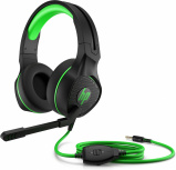 HP Audífonos Gamer Pavilion 400, Alámbrico, 3.5mm, Verde/Negro image