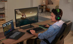 HP Audífonos Gamer Pavilion 400, Alámbrico, 3.5mm, Verde/Negro image