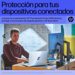 HP Docking Station Thunderbolt Dock 120W G4 Thunderbolt 4, 4x USB 3.0, 1x HDMI, 2x DisplayPort, 1x RJ-45, Negro