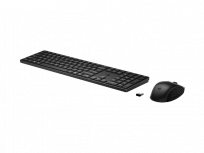 Kit de Teclado y Mouse HP 655 Wireless, Inalámbrico, RF Inalámbrico, Negro, Inglés