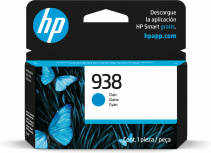 Cartucho HP 938 Cian, 800 Páginas