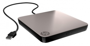 HP 701498-B21 Unidad de DVD-RW, USB 2.0, Externo, Negro