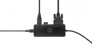 HP Hub USB 3.0  1x HDMI, 1x VGA, 2x USB, Negro image