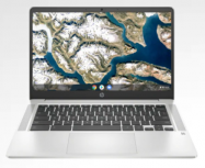 Laptop HP Chromebook 14a-na0031wm 14" HD, Intel Pentium Silver N5000 1.10GHz, 4GB, 64GB eMMC, Chrome OS, Plata