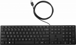 Teclado HP 320K, Alámbrico, USB, Negro (Inglés)