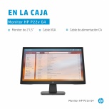 Los mejores mayoristas en tecnología en México monitor hp p22v g5 21.45/hd  resolución 1920x1080