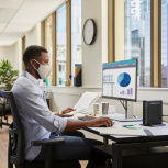 Mini PC HP Pro Mini 400 G9, Intel Core i7-14700T, 16GB, 1TB SSD, Windows 11 Pro  image