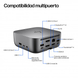 HP Docking Station Thunderbolt 4 Ultra G6 Thunderbolt 4, 3 x USB-C 3.0, 2 x USB-A 3.0, 1 x HDMI, 2 x DisplayPort, 1 x RJ-45 image