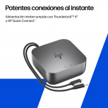 HP Docking Station Thunderbolt 4 Ultra G6 Thunderbolt 4, 3 x USB-C 3.0, 2 x USB-A 3.0, 1 x HDMI, 2 x DisplayPort, 1 x RJ-45 image