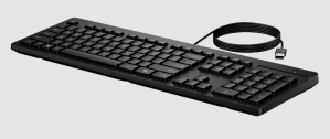 Teclado HP AY2Y7AA, Alámbrico, USB, Negro, Inglés