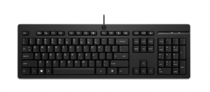 Teclado HP 125, Alámbrico, USB, Negro, Inglés
