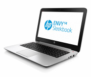 Laptop HP ENVY Sleekbook 14-k106la Touch 14'', Intel Core i5-4200U  8BG, 750GB, Windows 64-bit, Plata