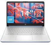 Laptop HP B86L6UA, 14" 1366x768 HD, Intel N150, 4GB, 128GB SSD, Windows 11 S, Inglés