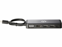 HP Docking Station Z9G82AA USB-C, 1 Puerto USB-C 3.0, 2 Puertos USB 2.0, 1 Puerto HDMI, 1 Puerto VGA, Negro