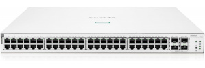 Switch HPE Instant On 1930, 48 Puertos Gigabit Ethernet 10/100/1000 48 x PoE+ 370W, 4 Puertos SFP+, 176 Gbit/s, 16000 Entradas, Administrado