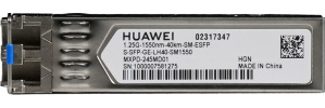 Huawei Módulo Transceptor S-SFP-GE-LH40-SM1550, LC, 1000 Mbit/s, 40Km, 1550nm