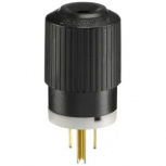 Hubbell Clavija, 15A, 125V, Nema 5-15P, Negro