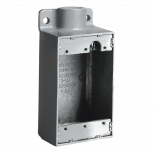 Hubbell Caja Condulet HUB-FS-2, 1 Puerto, 3/4", Aluminio