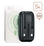 Cargador Portátil HyperGear Power Bank Mag Grip Go, 5000mAh, Negro