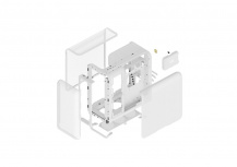 Gabinete Hyte X50 Air, Midi-Tower, ATX/EATX/Micro-ATX/Mini-ITX, USB 3.0, sin Fuente, sin Ventiladores Instalados, Blanco - Imagen adicional 6