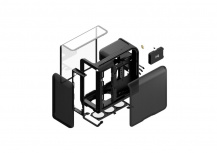 Gabinete Hyte X50, Midi-Tower, ATX/EATX/Micro-ATX/Mini-ITX, USB 3.0, sin Fuente, sin Ventiladores Instalados, Negro - Imagen adicional 6