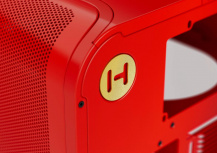 Gabinete Hyte X50, Midi-Tower, ATX/EATX/Micro-ATX/Mini-ITX, USB 3.0, sin Fuente, sin Ventiladores Instalados, Rojo - Imagen adicional 7