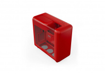 Gabinete Hyte X50, Midi-Tower, ATX/EATX/Micro-ATX/Mini-ITX, USB 3.0, sin Fuente, sin Ventiladores Instalados, Rojo - Imagen adicional 2