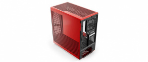 Gabinete HYTE Y40 con Ventana, Midi-Tower, ATX/ITX/micro-ATX, USB 3.0, sin Fuente, 2 Ventiladores Instalados, Negro/Rojo - Imagen adicional 3