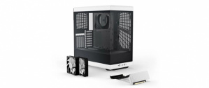 Gabinete HYTE Y40 con Ventana, Midi-Tower, ATX/ITX/micro-ATX, USB 3.0, sin Fuente, 2 Ventiladores Instalados, Negro/Blanco - Imagen adicional 1