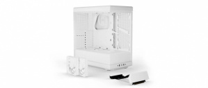 Gabinete Hyte Y40, Midi-Tower, ATX/Micro-ATX/Mini-ITX, USB 3.0, sin Fuente, 2 Ventiladores Instalados, Blanco - Imagen adicional 1