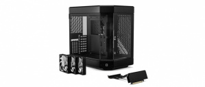 Gabinete HYTE Y60 con Ventana, Midi-Tower, ATX/EATX/ITX/micro-ATX, USB 3.0, sin Fuente, 3 Ventiladores Instalados, Negro - Imagen adicional 1