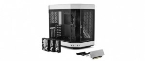 Gabinete HYTE Y60 con Ventana, Midi-Tower, ATX/EATX/ITX/micro-ATX, USB 3.0, sin Fuente, 3 Ventiladores Instalados, Negro/Blanco - Imagen adicional 1